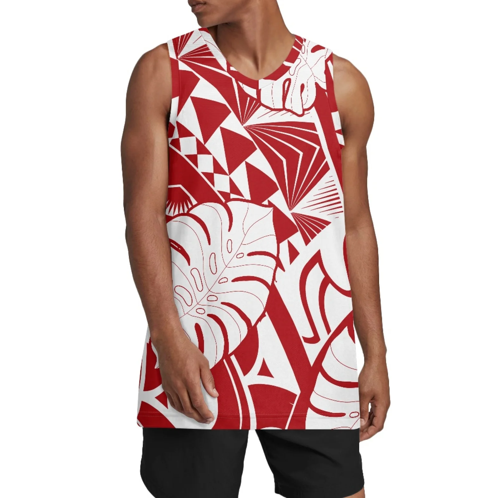 

Полинезийские племенные мужские футболки с татуировками понпей тотем, мужские спортивные рубашки, одежда в стиле хип-хоп для вечерние, роск...