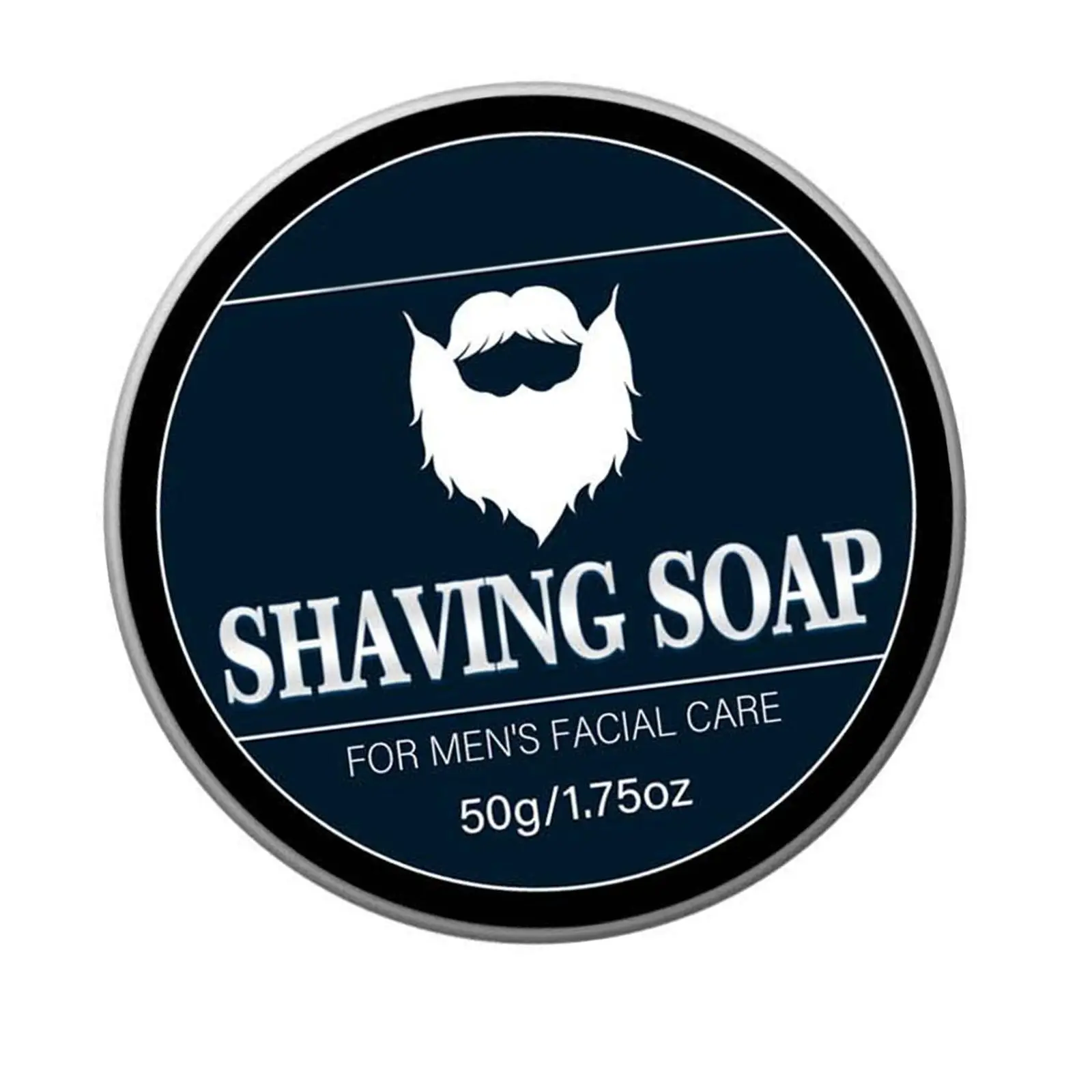 

Shave Soap, Rich Lather Comfortable Facial Care Moisturizing Scented Luxury 50G 1.75oz Shaving Cream, for Home Salon Barber.