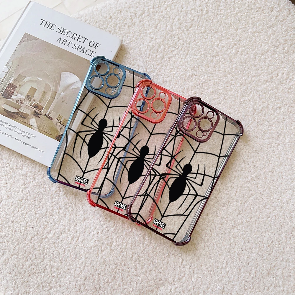 M-MarvelS S-Spider-ManS LOGO Phone Case For OPPO Realme C55 C53 C35 C33 C31 C11 C20 C15 9 V25 Pro Plus 4G 5G Clear Armor Cover