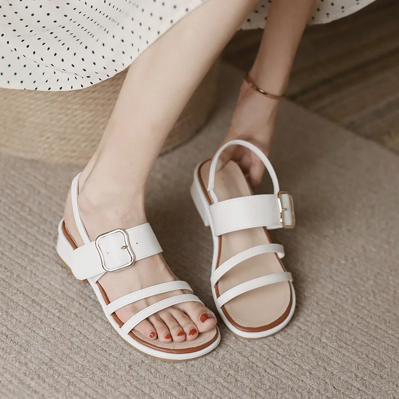 

Fashion Wedge Female Platform Buckle Strap Sandals Street Summer Outdoor Shoes Women Punk Beach Peep Toe Women's Sandals