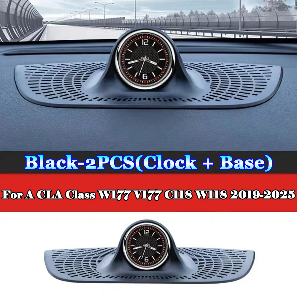 

Для Mercedes Benz A CLA Class W177 V177 C118 W118 AMG A35 45 CLA35 45 2019-2025 Автомобильные кварцевые часы с центральным управлением на приборной панели