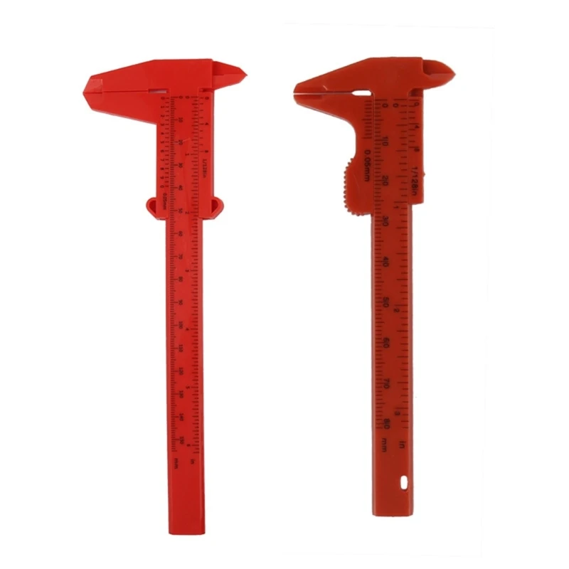 

3inches, 6inches Depth Vernier Caliper Plastic Caliper Measuring Tool for Length Width Depth Inner Outer