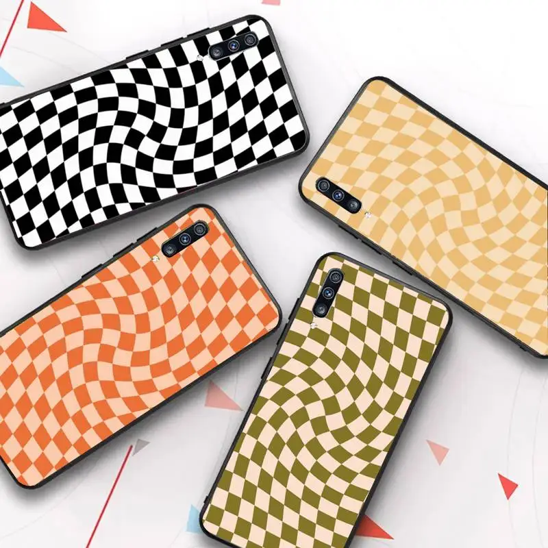 

Crazy Checkers Phone Case for Samsung S20 lite S21 S10 S9 plus for Redmi Note8 9pro for Huawei Y6 cover