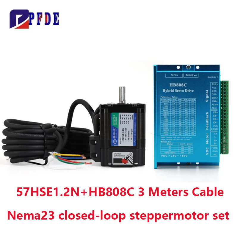 

Шаговый двигатель Nema 23 PFDE DSP Easy Servo 1.2 Нм