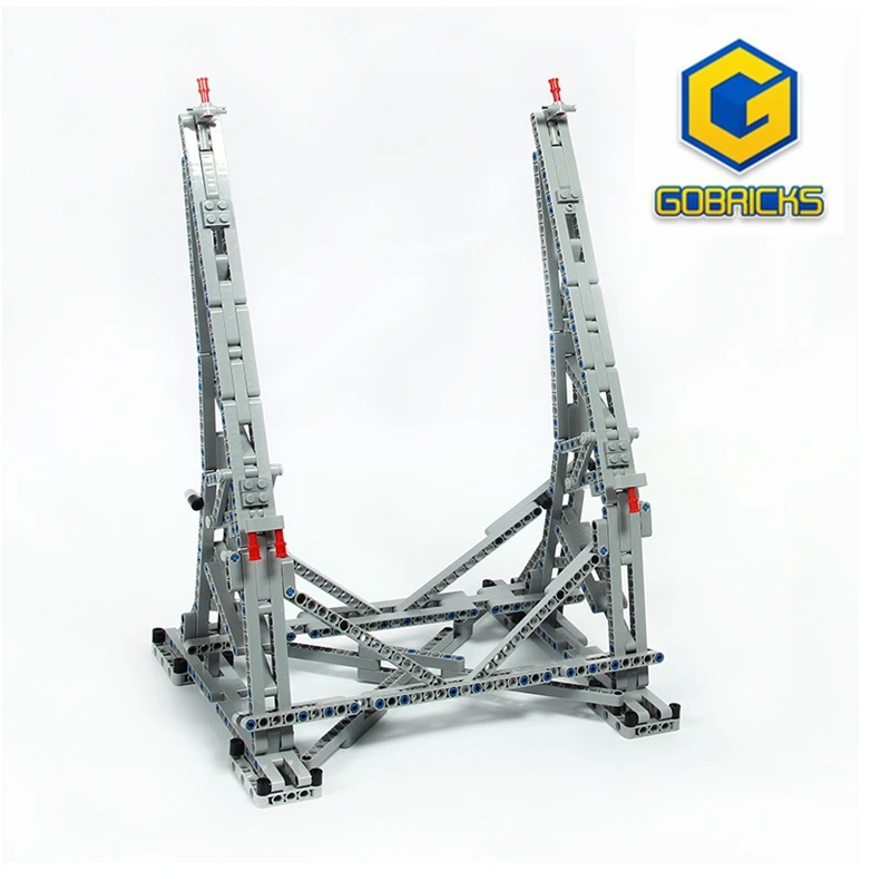 Вертикальная подставка gobrick MOC для сокола Ultimate Millennium 75192, совместимая с 05132, модели аксессуаров из фильма «Звездные игрушки»