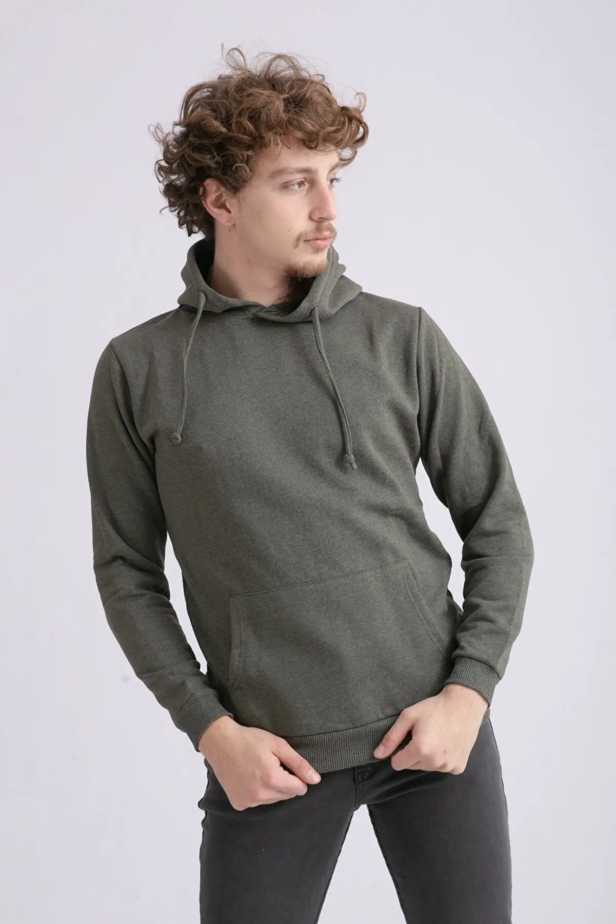 

Men's Two Troubled Hooded kanedia Hooded Trend Fashion Sweatshirt For Men Streetwear 157839525