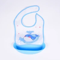 baby bib imitation silicone proofing dwaterproof water pocket food eat baby food clothes after meals bavoir tablier drinks