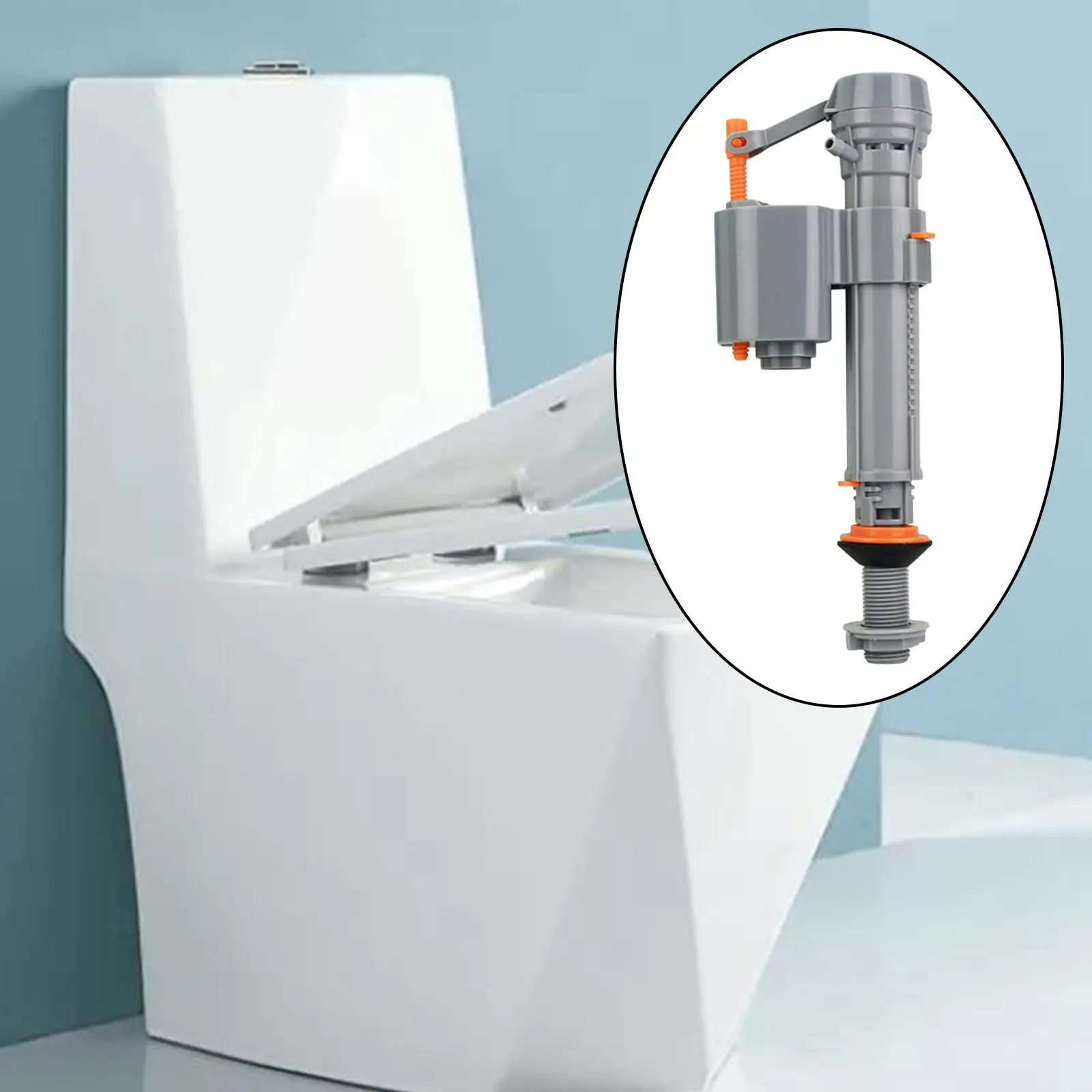 

Toilet Fill Valve High Performance with Filter Easy Install for Bathroom