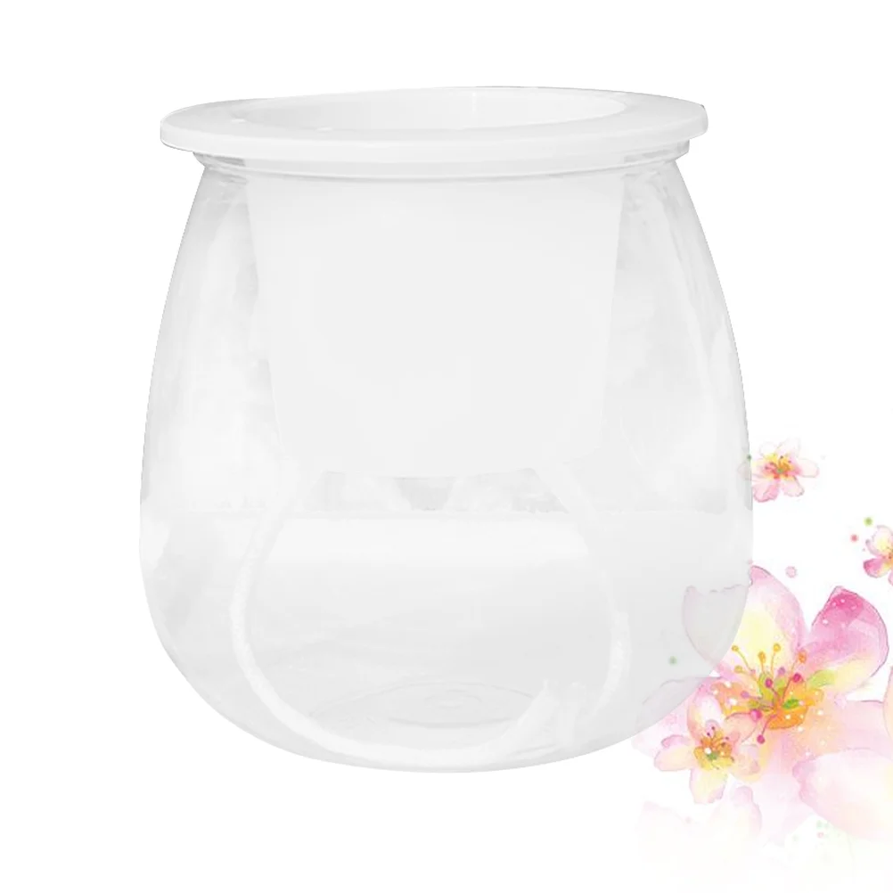 

2pcs Watering Planter Flower Pots for Indoor Plants Pots ( White )