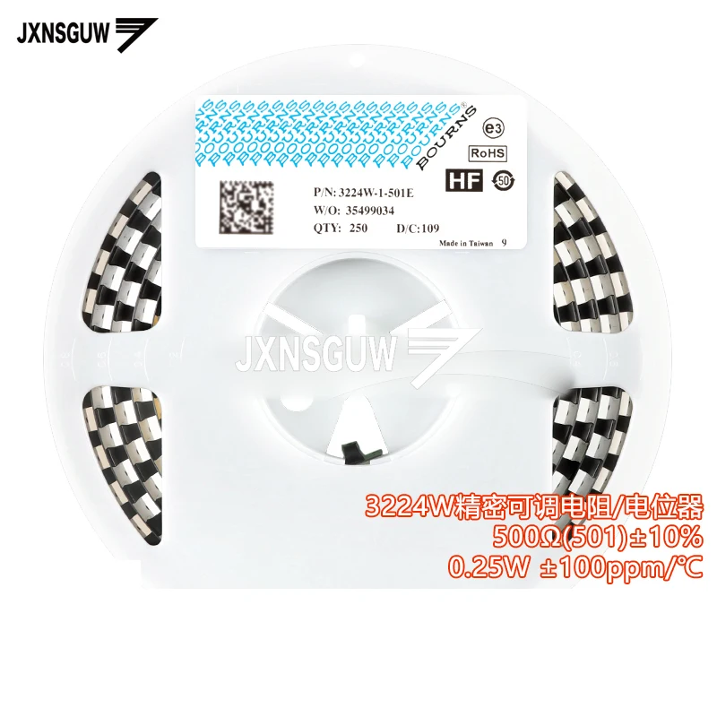 

Потенциометр, 5 шт., 3224W-1 10R 50R 100R 200R 500R 1K 2K 5K 10K 20K 50K 1M 10% 100ppm 3224