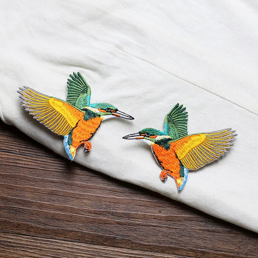 

Patches for Clothing Thermal Iron Clothes Stickers Adhesive Hummingbird Accessories Patch Badge Sticker Backpack Sewing Transfer