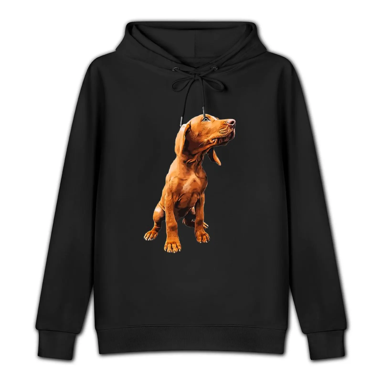 Vizsla Puppy-Угорский пуловер с капюшоном и графическим рисунком мужская одежда