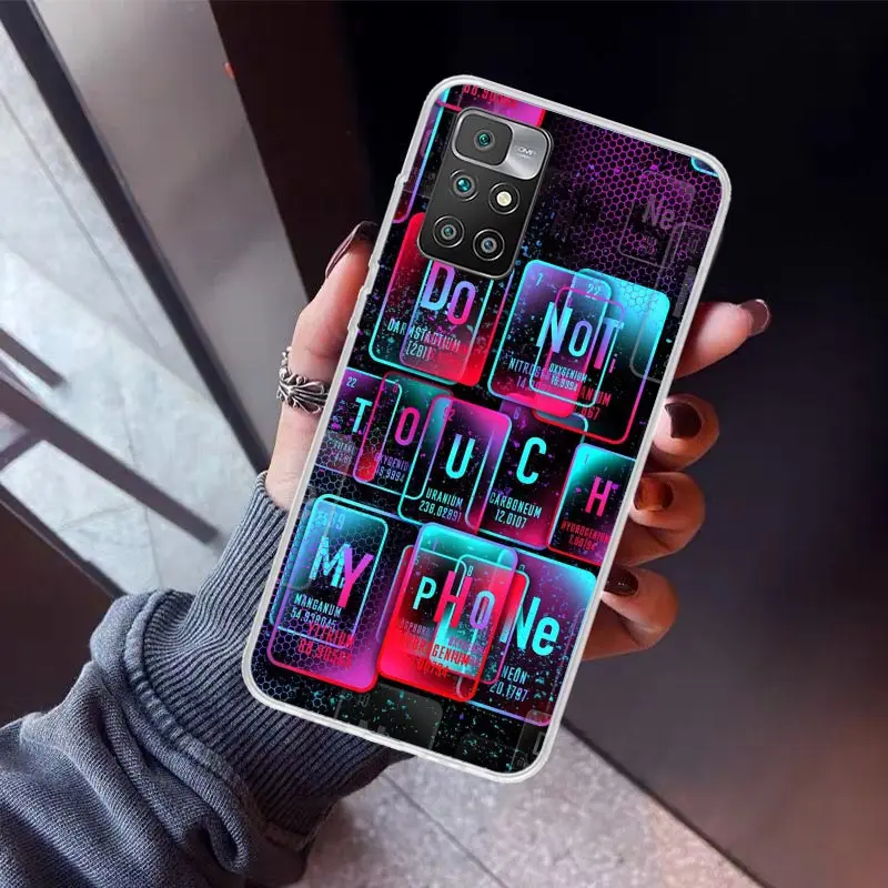 Чехол для телефона Не прикасайтесь к моей Xiaomi Redmi 12C 12 10A 10C 10X 10 9A 9C 9T 9 8A 8 7A 7 6A 6 Pro K70 K60