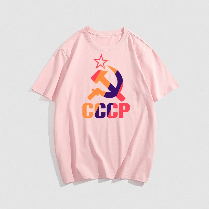 

Men clothing t shirts men's Sport t-shirts Summer CCCP Russia T-shirt Male Soviet Soviet Men's Short Sleeve alt Tees O Neck Top