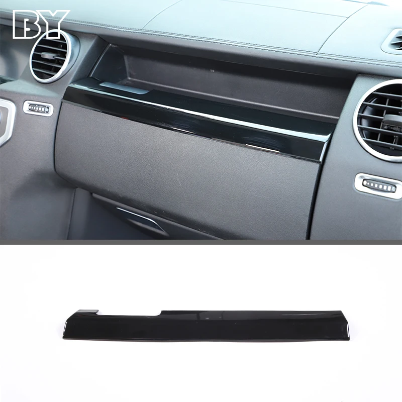 

1 Pcs For Land Rover Discovery 4 LR4 2010-16 LHD ABS Black Interior Glove Box Moldings Cover Trim Accessories Black Wood Grain