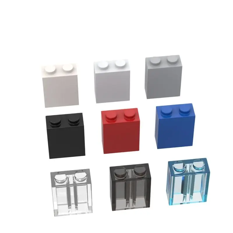 BZB 10 шт. MOC детали 3245 кирпич 1x2x2 с внутренним держателем в сборе строительные блоки