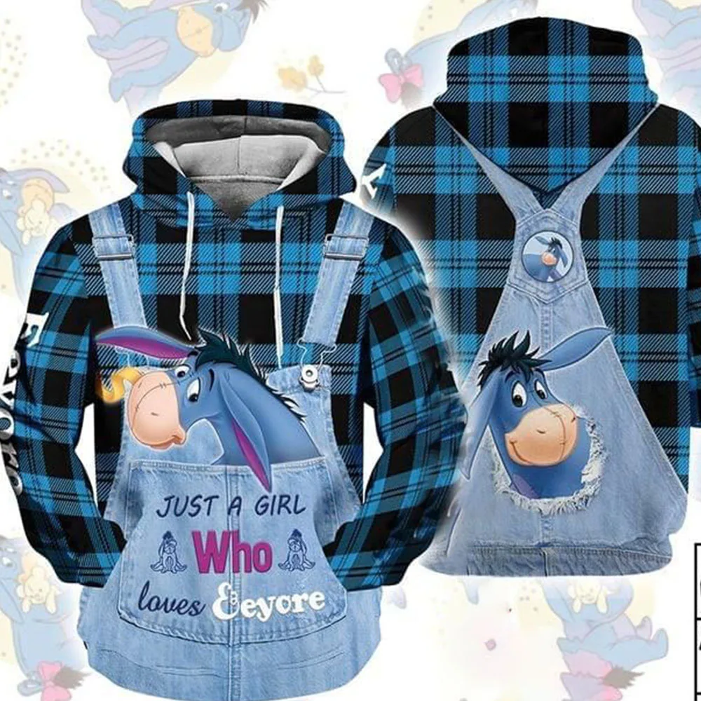 

Eeyore 3d Print Hoodies Children's Fashion Winnie Hoodie Kid Hip Hop Hoodie Boy Coat Girls Sweats Student Hooded Clothes Luxury