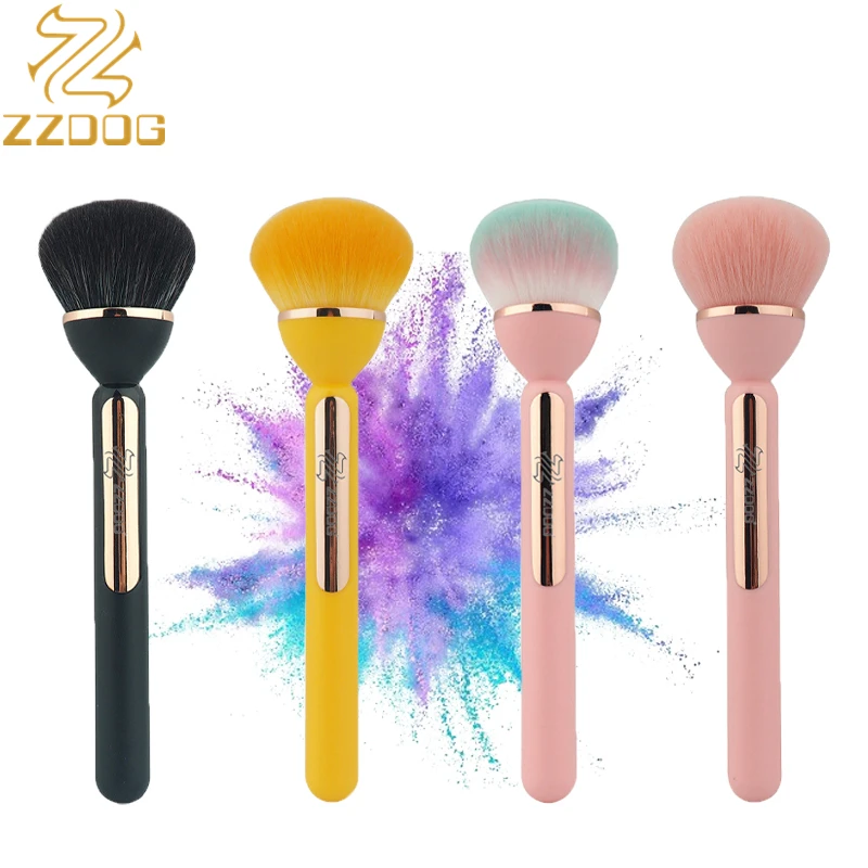 

ZZDOG 1 шт. пушистая кисть для пудры маленькая портативная Кисть для макияжа высококачественные косметические инструменты для искусственных ...
