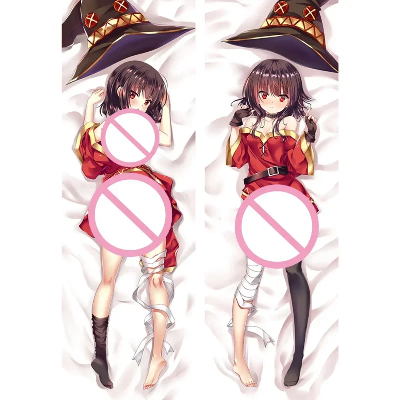 Konosuba otaku постельное белье наволочка dakimakura megumin наволочки аниме moigirl обнимающая
