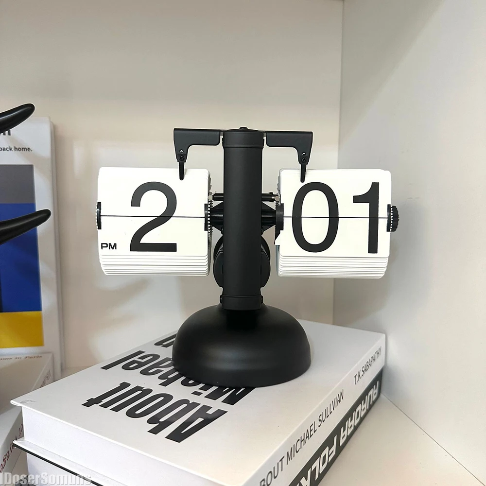 Автоматические часы в европейском стиле для поворота страниц настольные