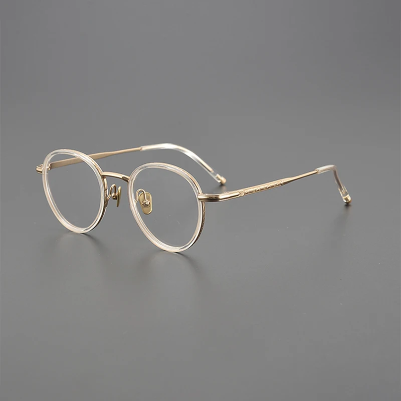 Оправа для очков Мужская с круглой оправой литературные оптические Рецептурные