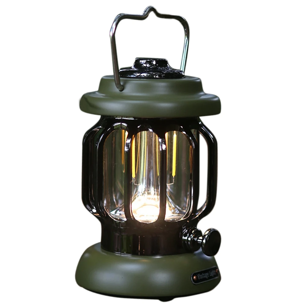 

USB Portable Lighting Horse Lantern Tent Lamp Camping Decoration Atmosphere Green