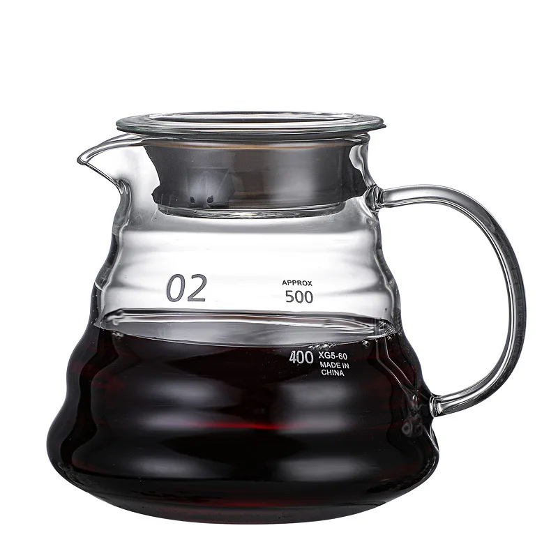 

Hand Brewed Coffee Pot Heat-resistant Glass Coffee Sharing Pot Hand Brewed Coffee Pot Set Mocha Cloud Coffee Pot Appliance