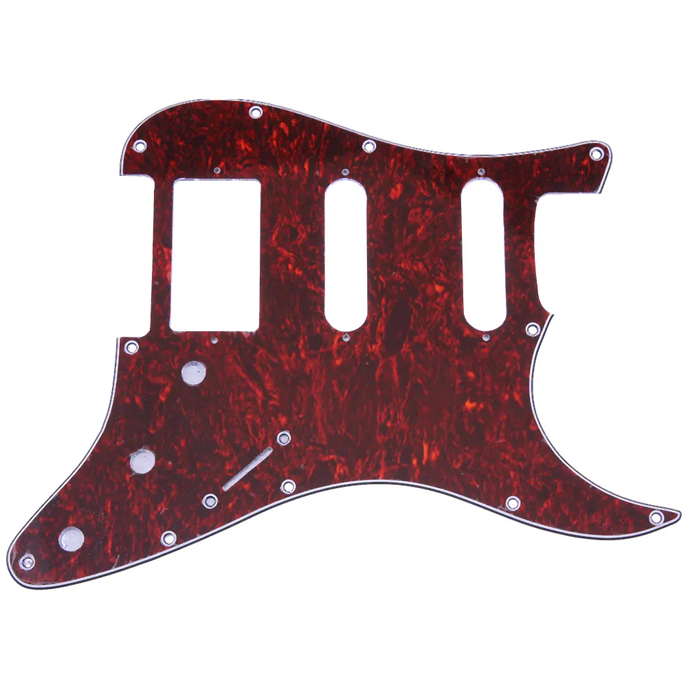 

3-слойная пользовательская панель Strat Pickguard с комплектующими HH, электроинструменты для гитар, музыкальные инструменты, аксессуары, инструме...