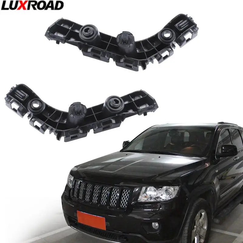 

1 pair Car Front Bumper Retainer Bracket Support Holder Left & Right For Jeep Grand Cherokee 2011 2012 2013 55079228AD