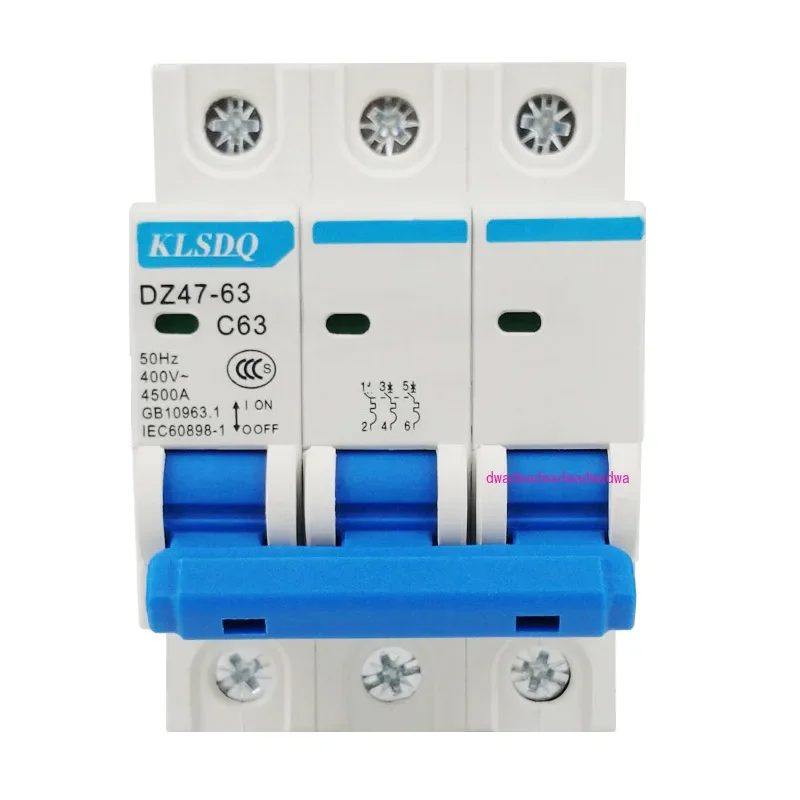 Воздушный выключатель Миниатюрный автоматический DZ47-63 Переключатель 2P63A 1P2P3P4P C45