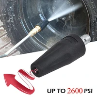 universal car wash nozzle rotary shockwave nozzle connector 2600 psi high pressure water gun head washer car cleaning