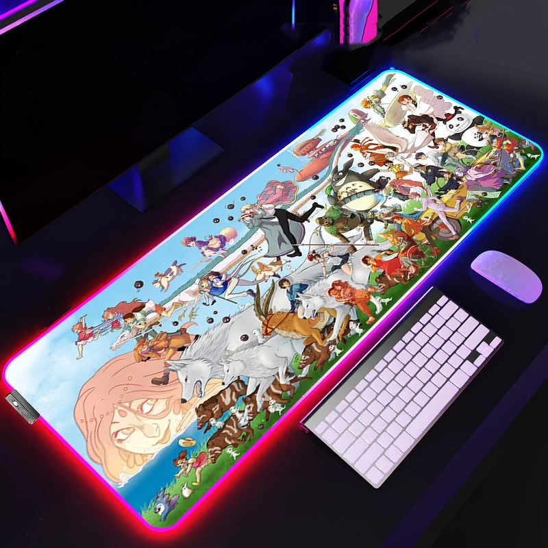 

RGB коврик для мыши, коврики для компьютера, размер Xxl