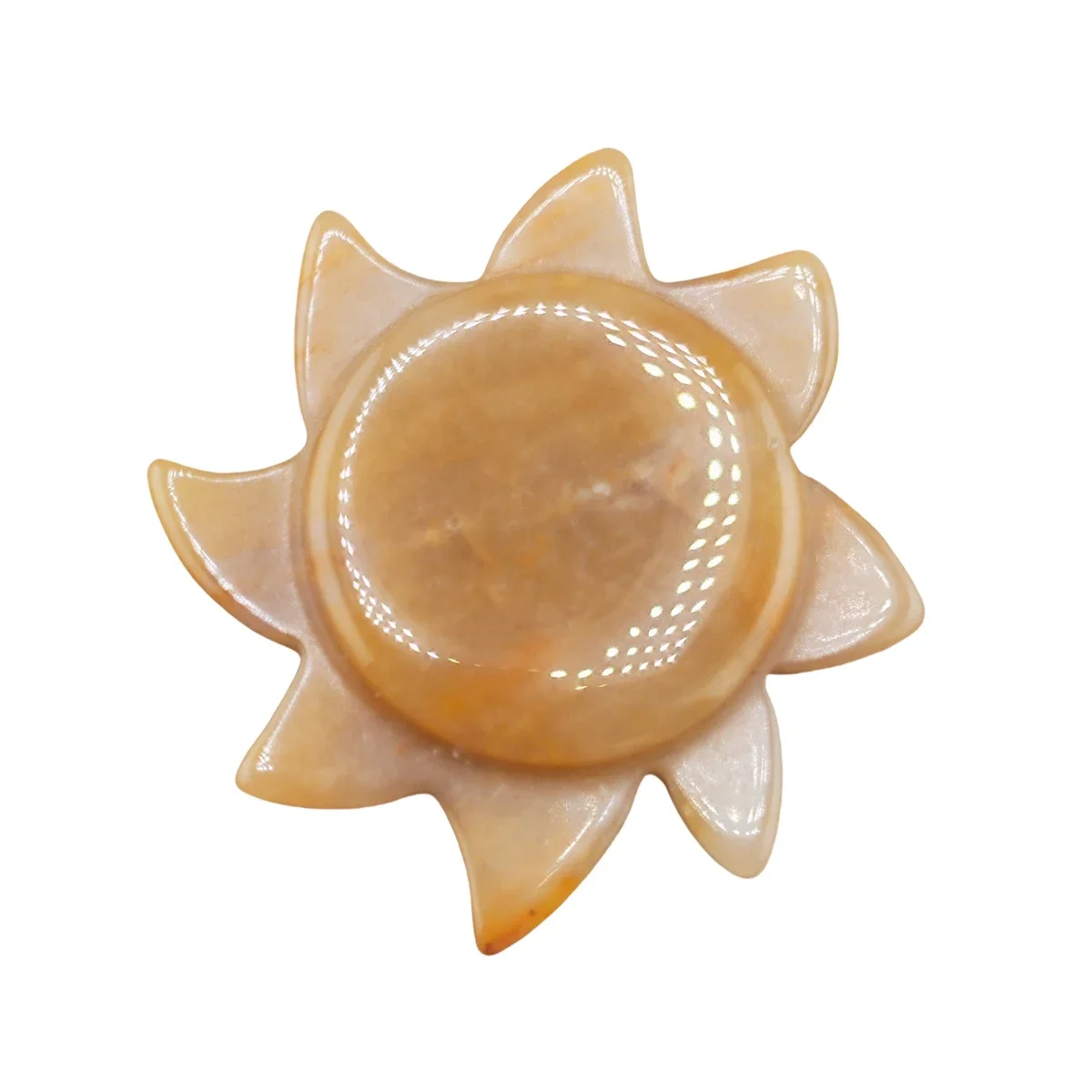 

Солнечный кулон из содалита 28 мм