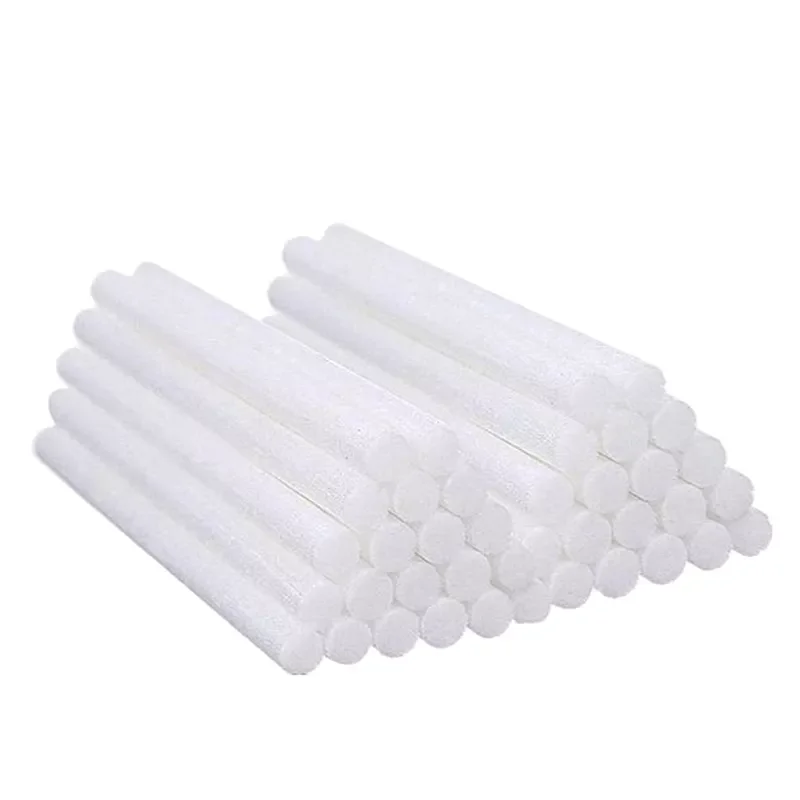 

40 Pcs Cotton Humidifier Filters Sticks Humidifiers Cotton Swab Sponges Refill Sticks Absorbent Wicks Replacement