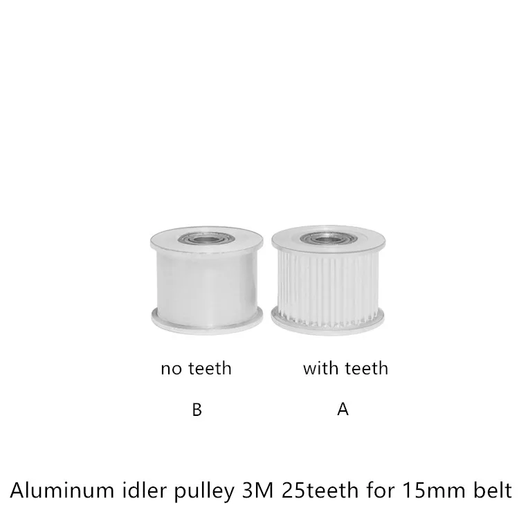 

25 зубьев, 3 м натяжитель шкива, отверстие 6 мм с направляющей подшипника, синхронный натяжитель шкива HTD3M 25 T 25 зубьев