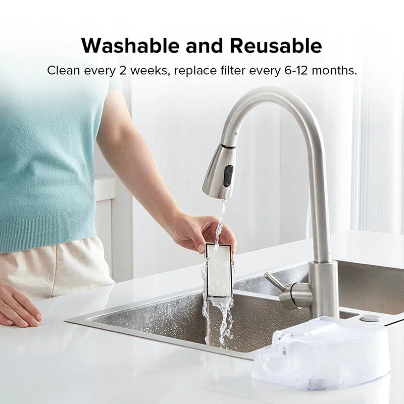 Оригинальный моющийся HEPA-фильтр для Roborock Qrevo Curv/Qrevo S/Qrevo Plus/Qrevo Pro запасные части