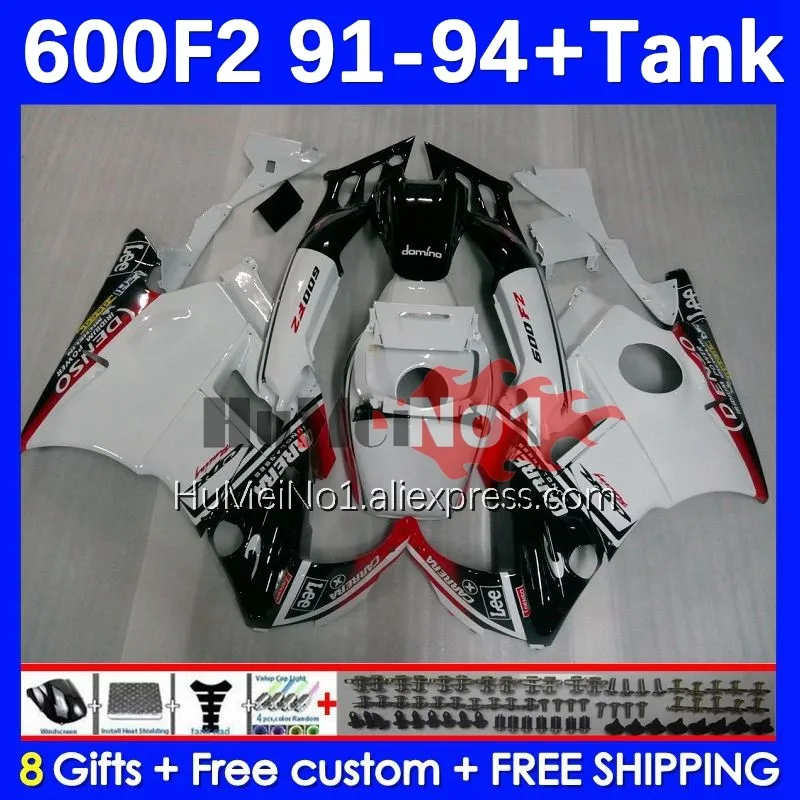 

Body +Tank For HONDA CBR600 F2 FS CBR600FS 1No.17 CBR600F2 CBR 600F2 600 F2 1991 1992 1993 1994 91 92 93 94 Fairing white glossy