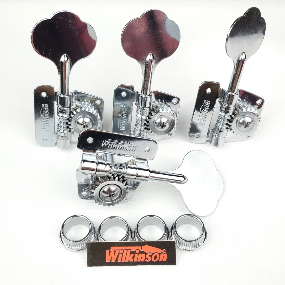 Электрические бас-машины с открытой рамой тюнеры Wilkinson Tuning Peg Chrome Silver для