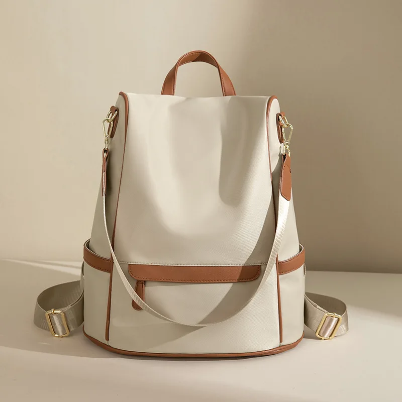 

Академический рюкзак из ткани «Оксфорд», женский новый модный трендовый однотонный вместительный уличный рюкзак для путешествий