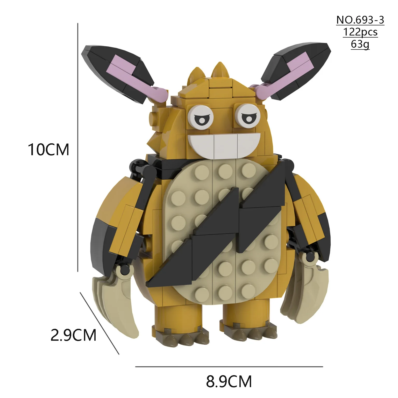 Фото MOC Palworld Игра Elated Модель Фигурки Строительные Блоки DIY Сборка Кирпичей Дизайнерские Игрушки Взрослые Подарки На День Рождения Маленькие Частицы №3