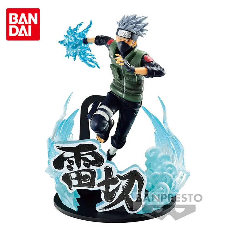 

21 см Bandai, оригинальные вибрационные звезды, NARUTO Shippuden HATAKE KAKASHI SPECIAL Ver. Аниме фигурки героев игрушки для детей
