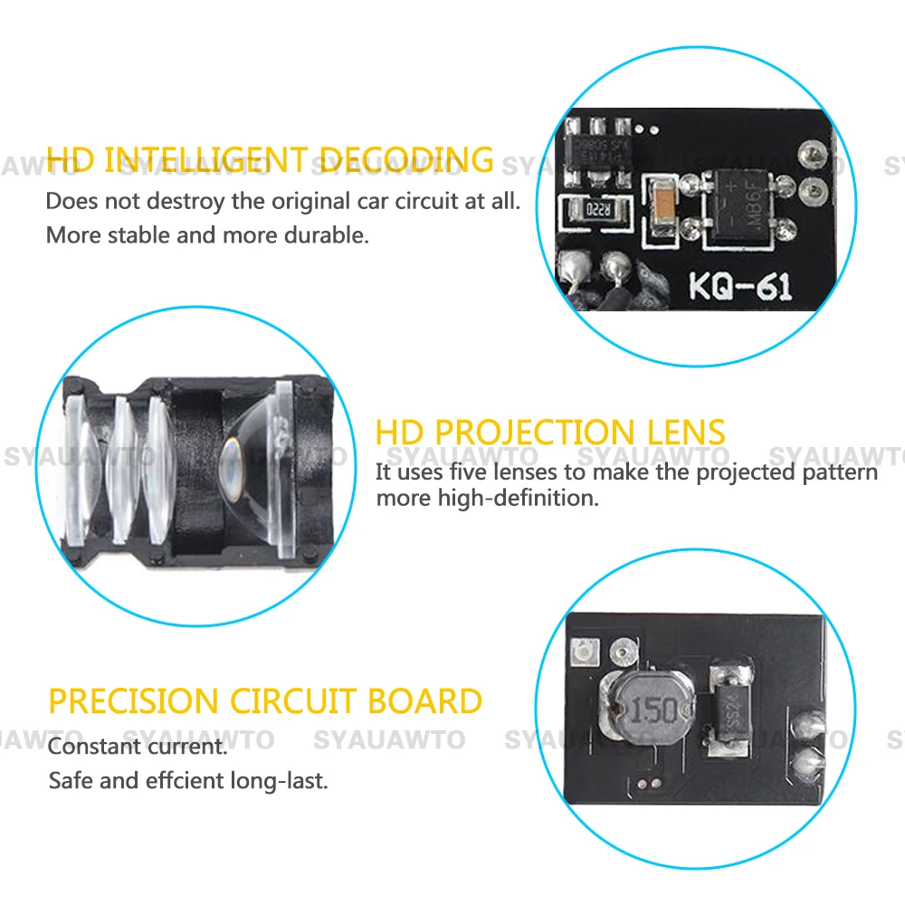 Светодиодный Автомобильная дверь светильник Ghost Shadow аксессуары для Audi Sline S3 S4 S5 S6