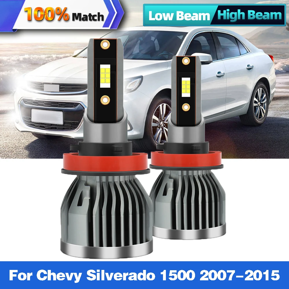 

CSP H11 Led Canbus Car Headlights Bulbs 20000LM HB3 9005 120W Automotive Lights Turbo Lamp For Chevy Silverado 1500 2007-2015