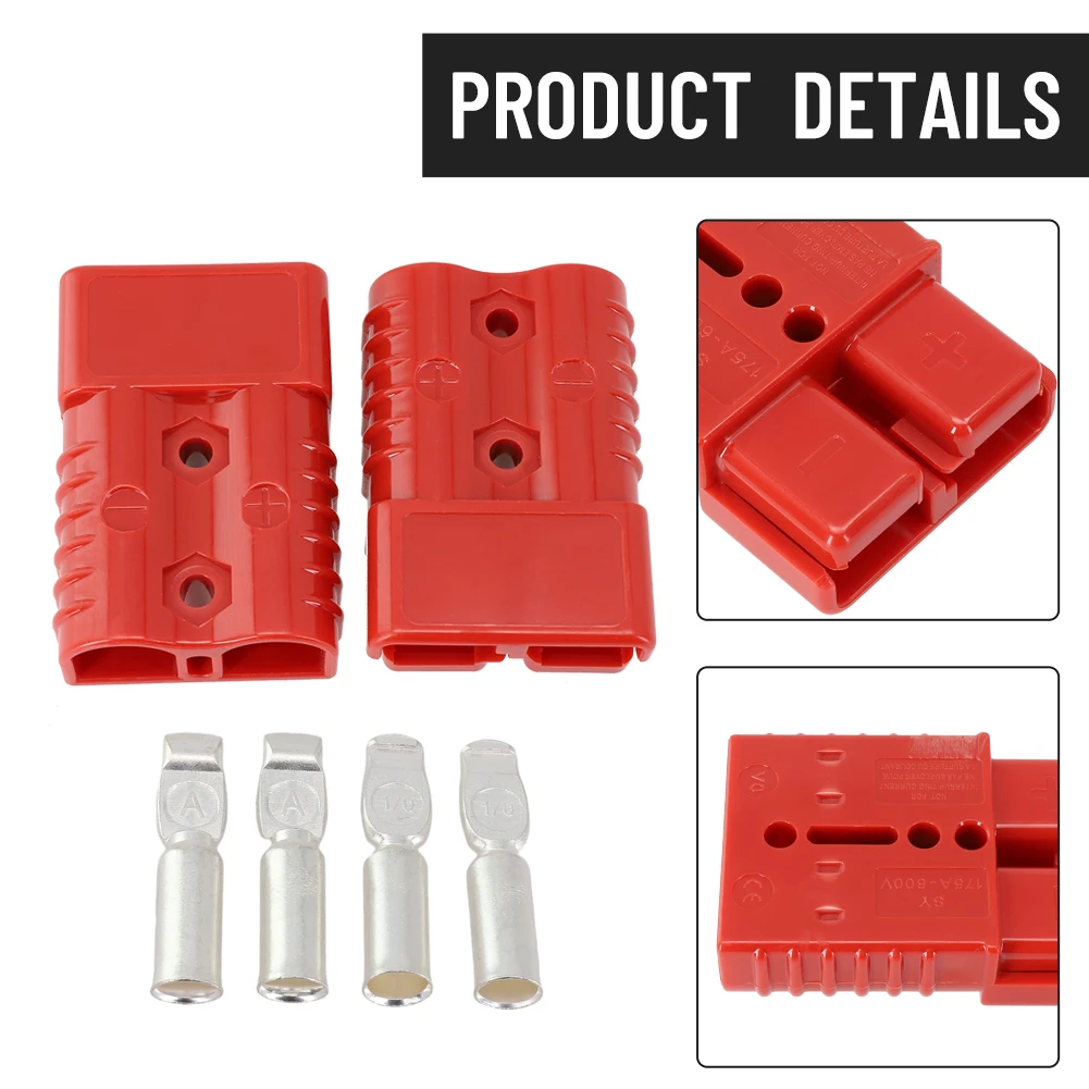 

Wire Connectors Plug &terminals Electrical Equipment 175 AMP 2X BATTERY POWER CABLE CONNECTOR FOR ANDERSON Plug