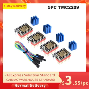 Драйвер BIGTREETECH TMC2209 V1.3 для шагового двигателя TMC2208, запчасти для 3D-принтера BTT Octopus SKR V1.4 SKR Mini E3 Ender3 V2 Voron 2,4