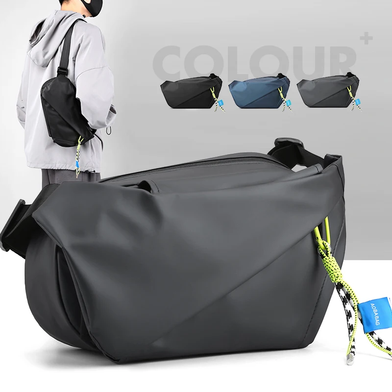 

Chest Color Crossbody High Unisex Pockets Waist Travel Bag Design Brand Nylon Bags Multiple Packs 2022 New Men's Solid Quality