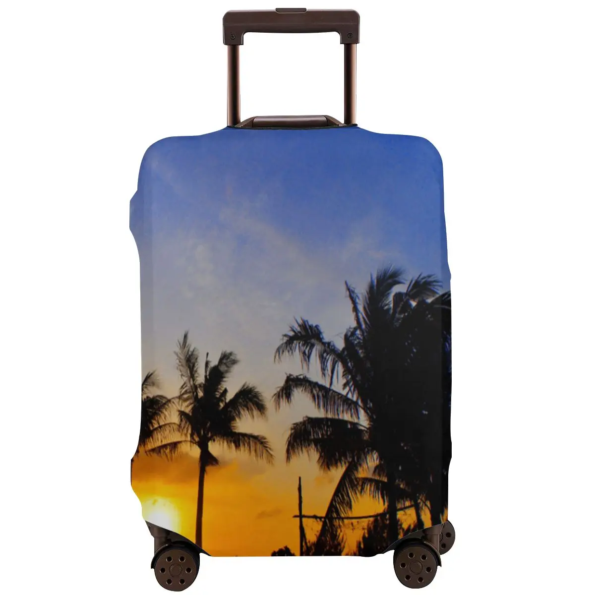 

Tropical Palm Tree Washable Luggage Protective Cover Luggage Protective Case Travel Thicken Anti-Scratch Case Accessories