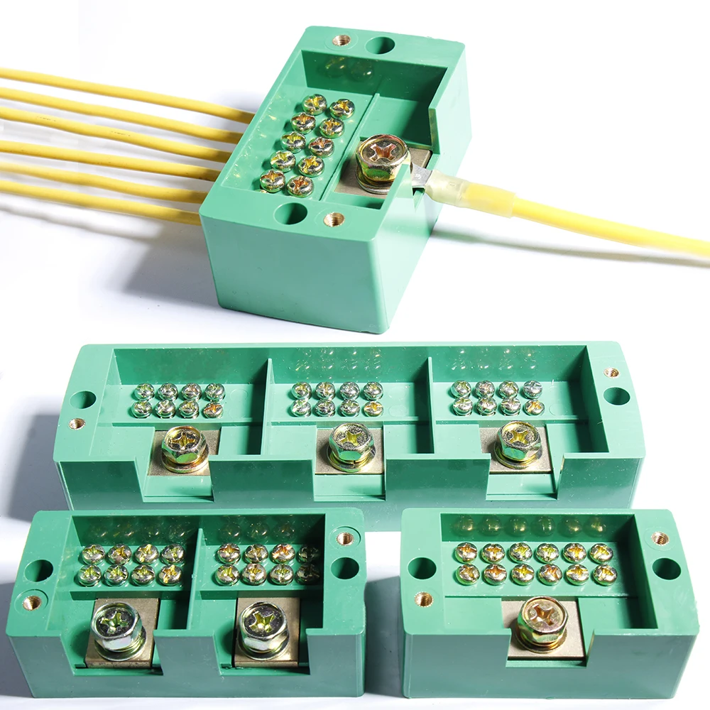 

Single phase outgoing box distribution junction block Unipolar Splitter Metering Cabinet Wire Terminal Block Retardant Flame