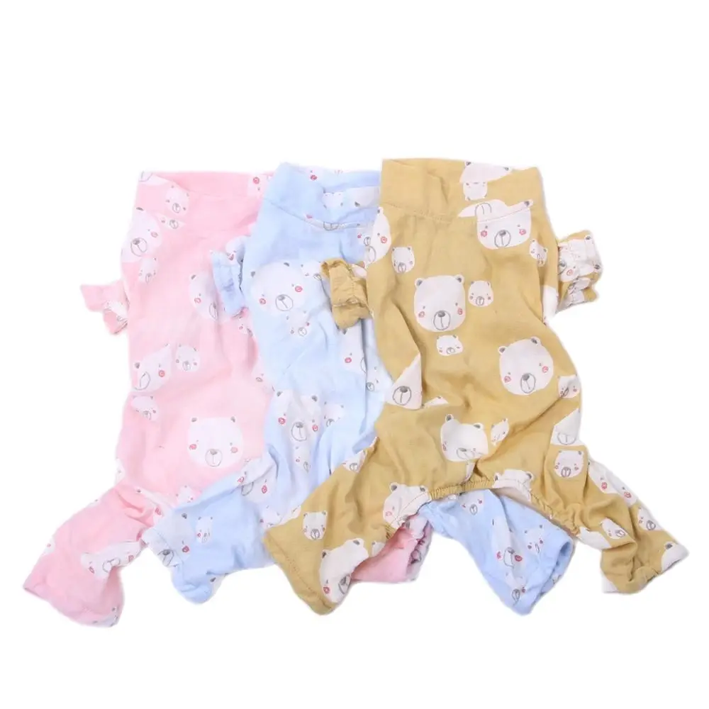 

Dogs Cats Pajamas Jumpsuit Bears Design Cat Puppy Nightshirt Tracksuit 5 Sizes 3 Colours
