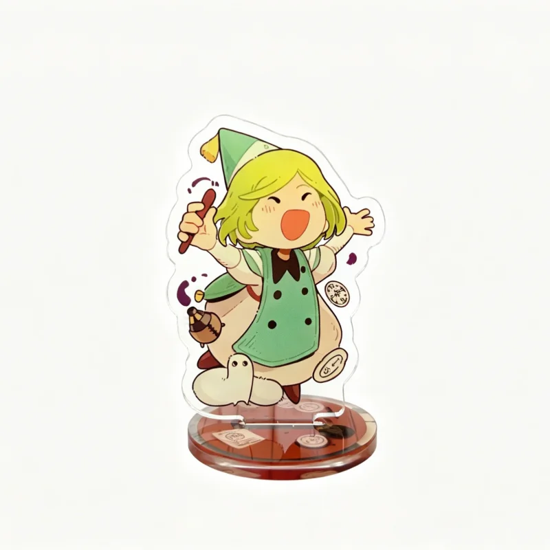 Фото Акриловая фигурка-стенд Witch Hat Atelier Q Version: Олруджи, Агате, Куфу, Цифрей – настольное украшение, подарок для фанатов и коллекционеров №2